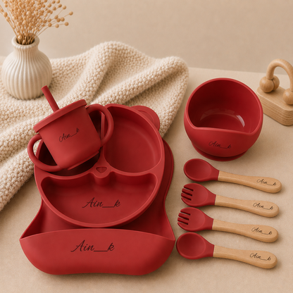 Vaisselle Silicone Personnalisable